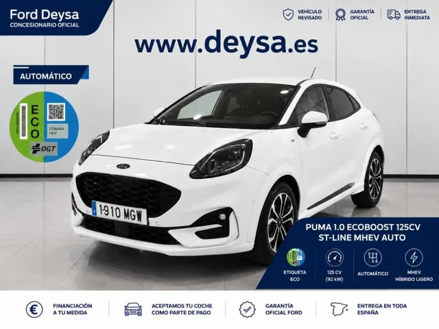 Ford Puma Madrid - Motor Gasolina 125 CV Automatico