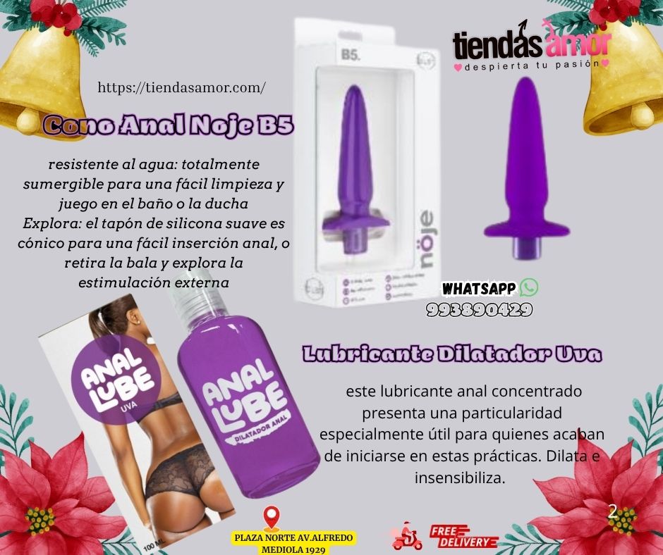 para nuevas experiencias con este cono anal