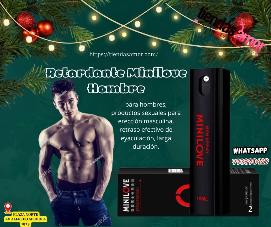Spray Retardante Minilove para Hombre