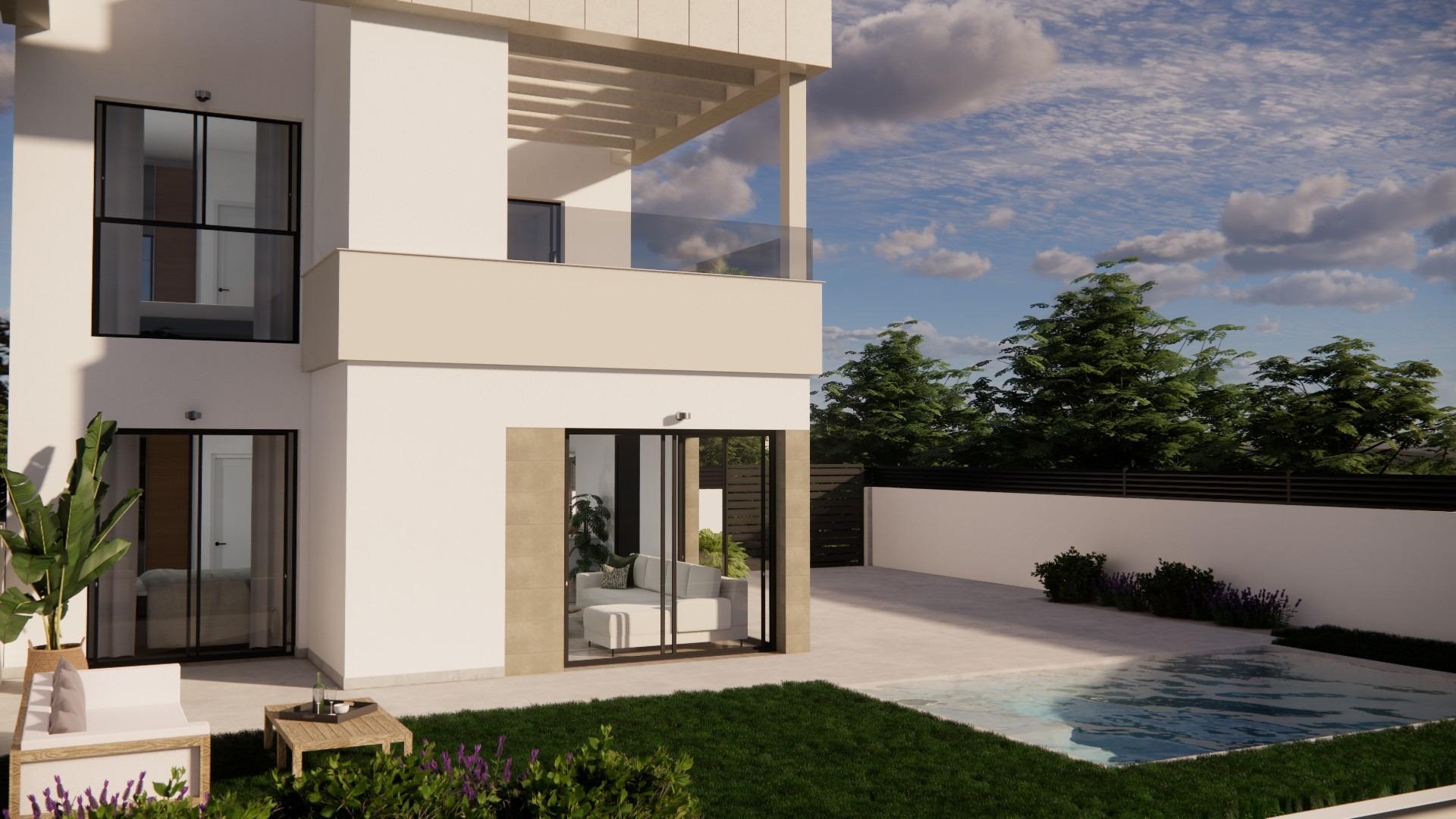 Villas modernas con piscina privada en Vistabella Golf Resor