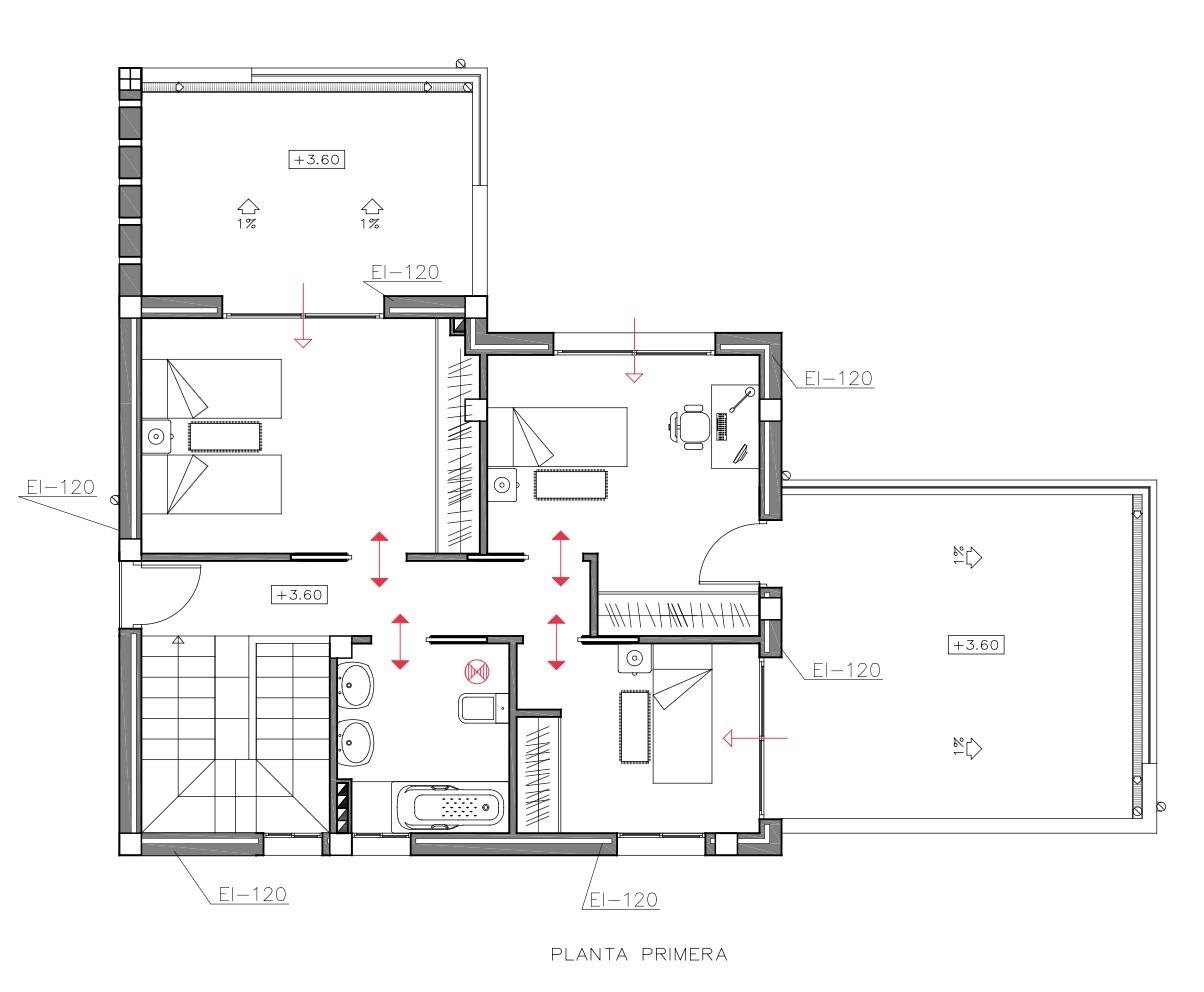 Moderna villa de nueva construcción con vistas abiertas en C - foto 8