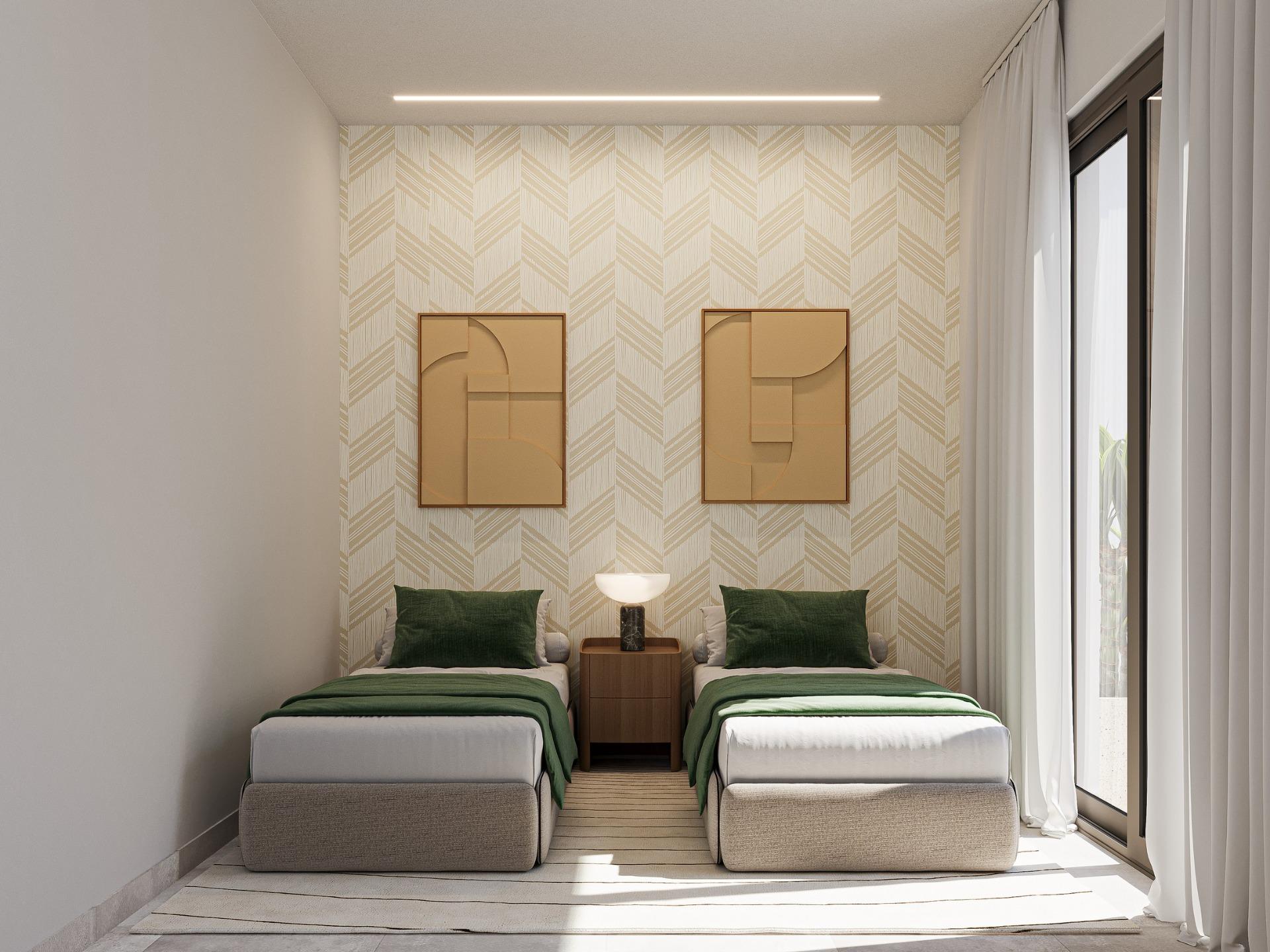 Modernas villas de una sola planta con piscina privada y sol - foto 7