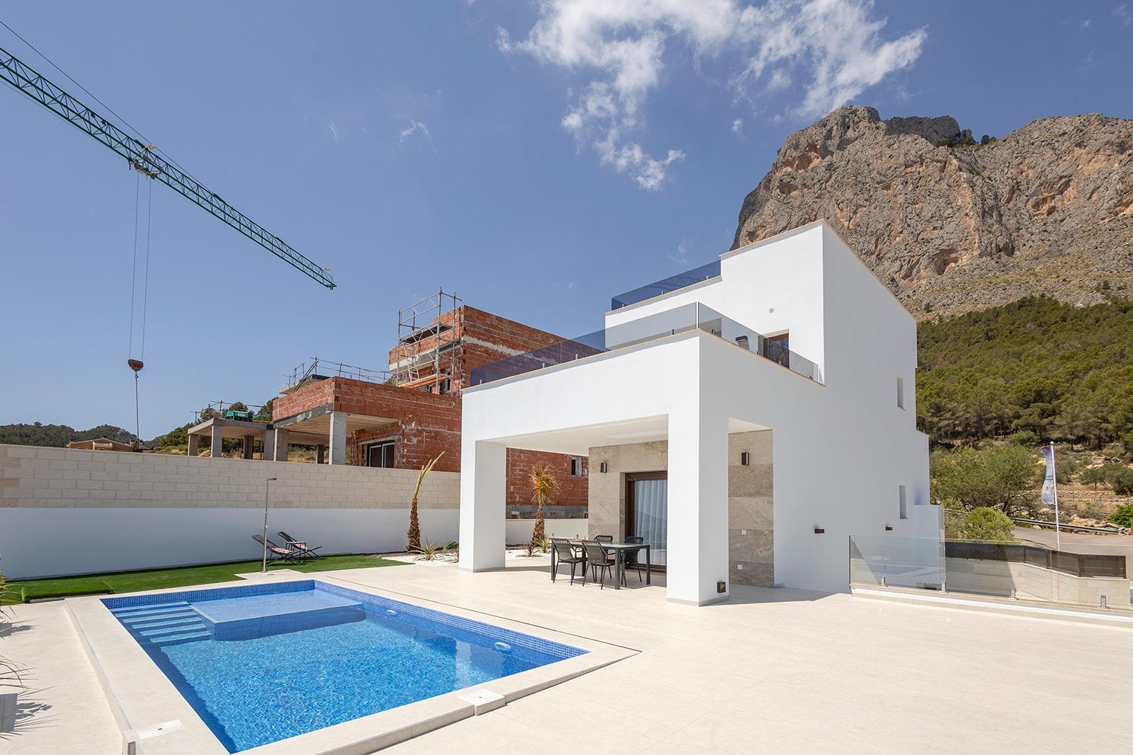 Impresionantes villas de nueva construcción en Polop con vis - foto 7