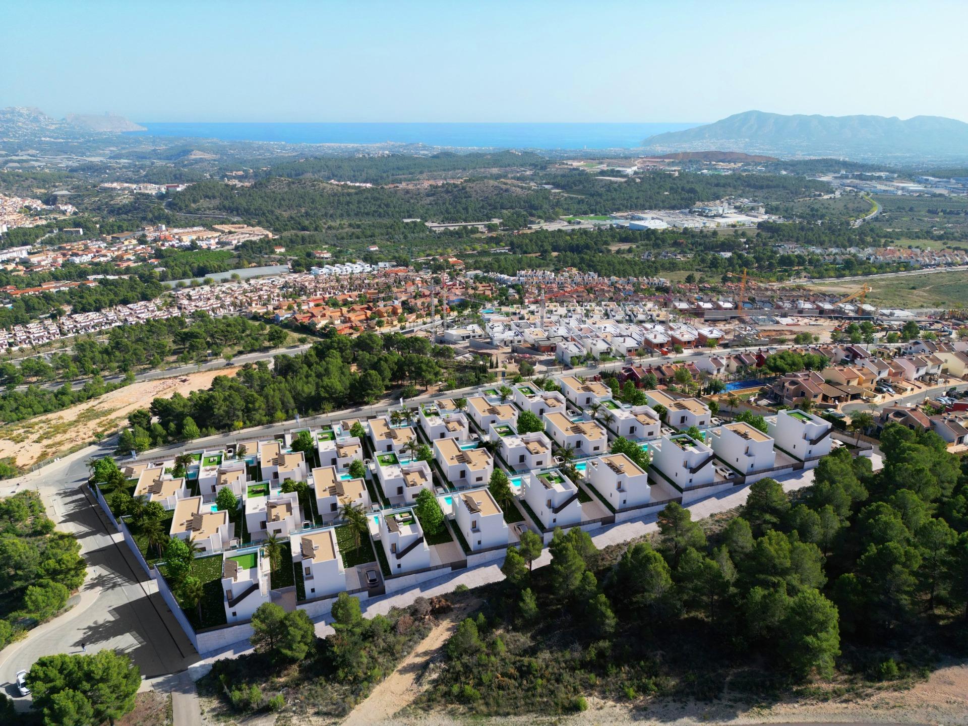 Impresionantes villas de nueva construcción en Polop con vis - foto 44