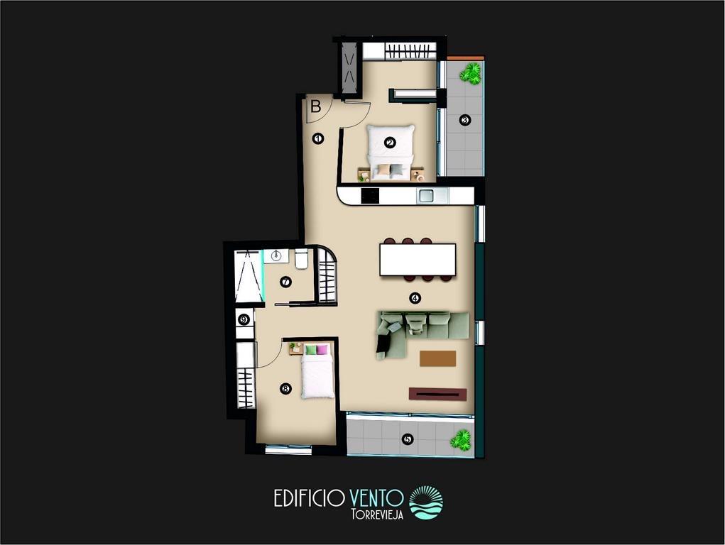 Apartamentos de obra nueva de 1 y 2 dormitorios en el corazó - foto 10