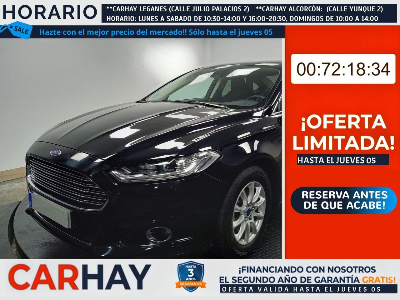 FORD MONDEO 2.0 Hibrido 137kW (187CV) Titanium H