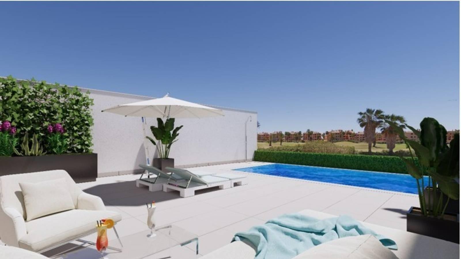 Adosados de lujo frente al campo de golf La Serena en Los Al - foto 5