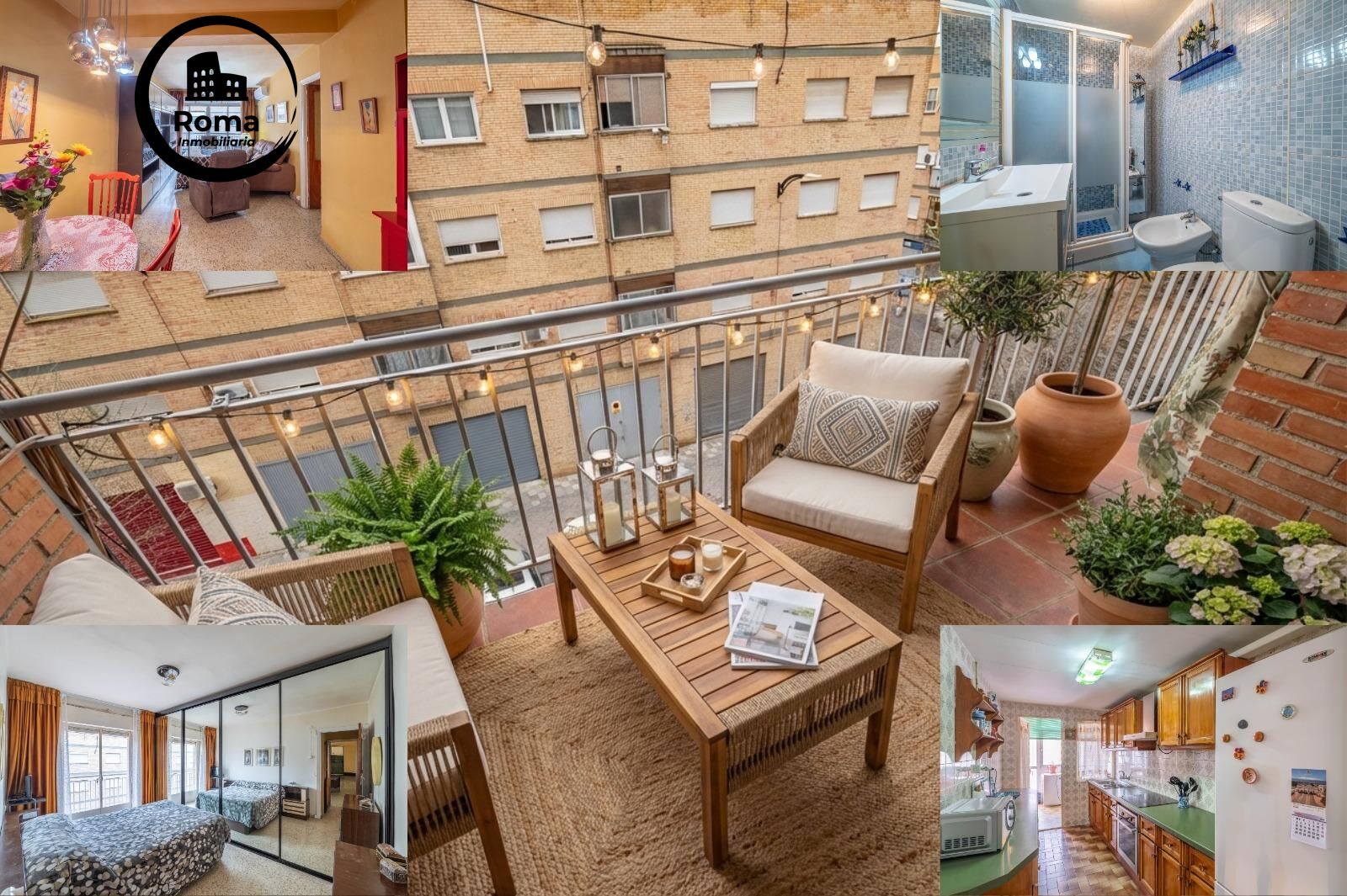 Luminoso piso exterior con terraza junto a Avenida de Dílar 