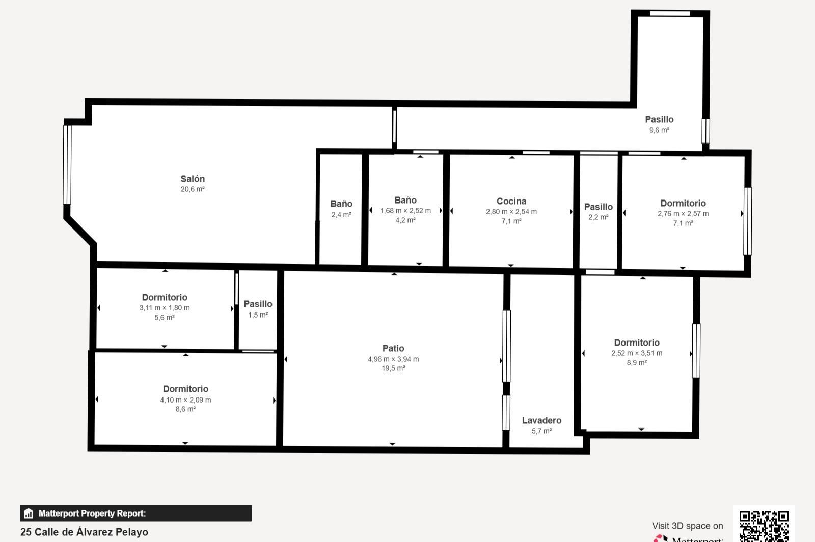 Piso con gran patio y 4 dormitorios en Zona Traumatología/Be - foto 37
